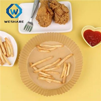 Papur Rhyddhau Silicon wedi'i Gorchuddio Ar gyfer Steamio Fryer Aer